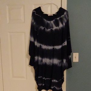Navy blue/light blue dress from London